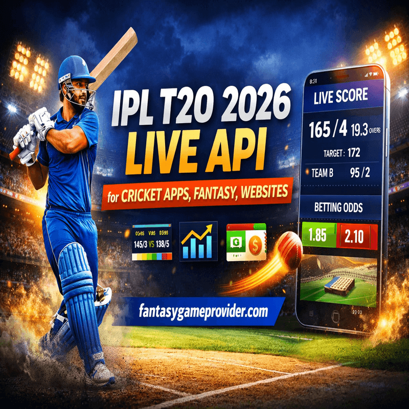 IPL T20 2026 Cricket API for Live Match Data