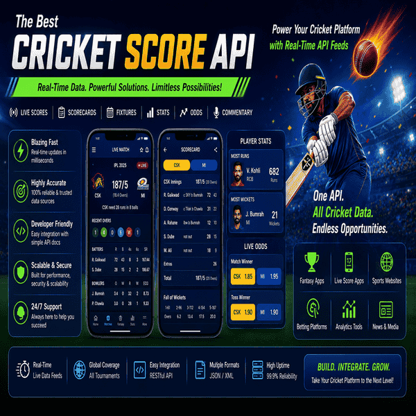 Cricket api live score today