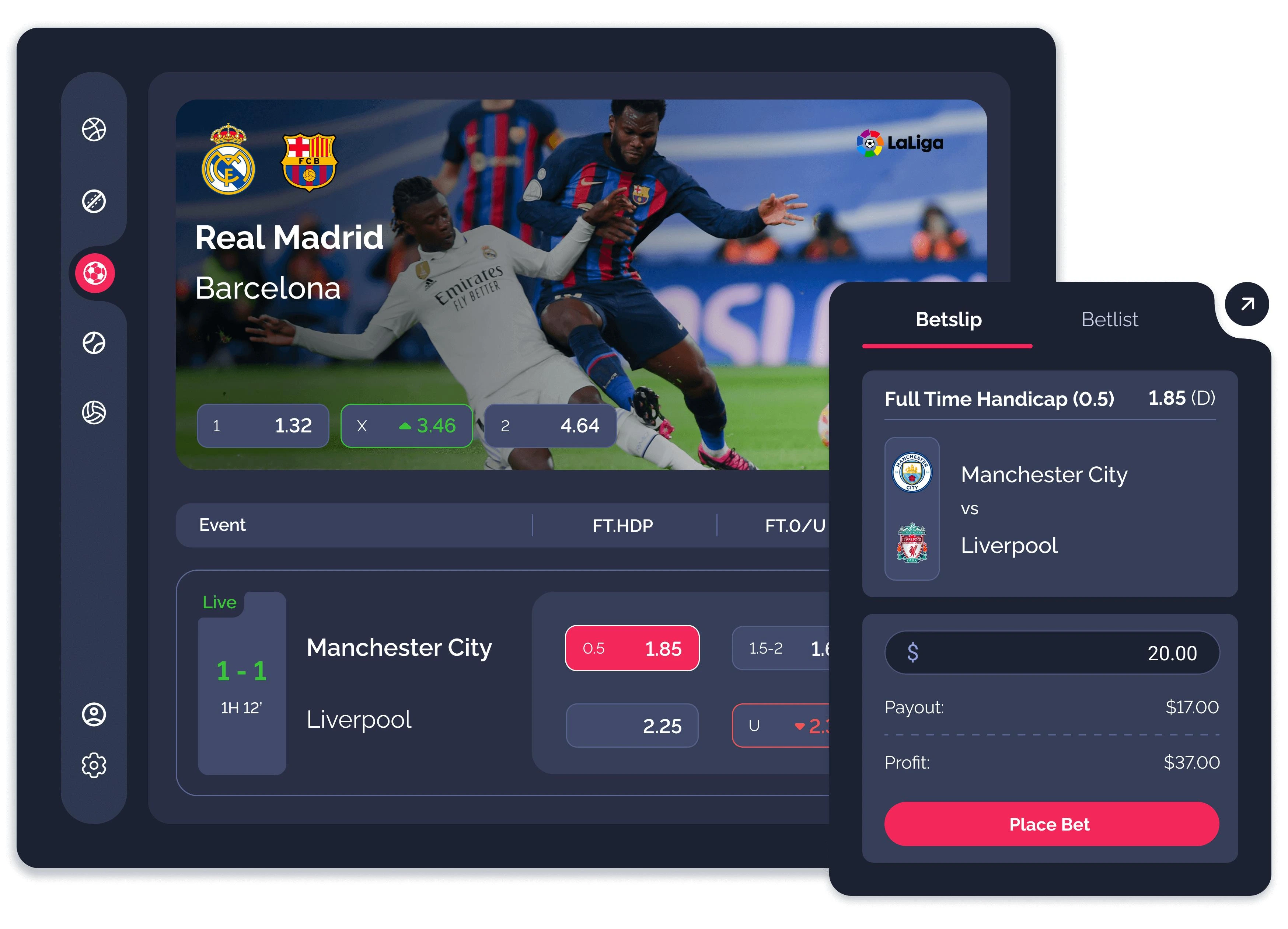 Betting Exchange API