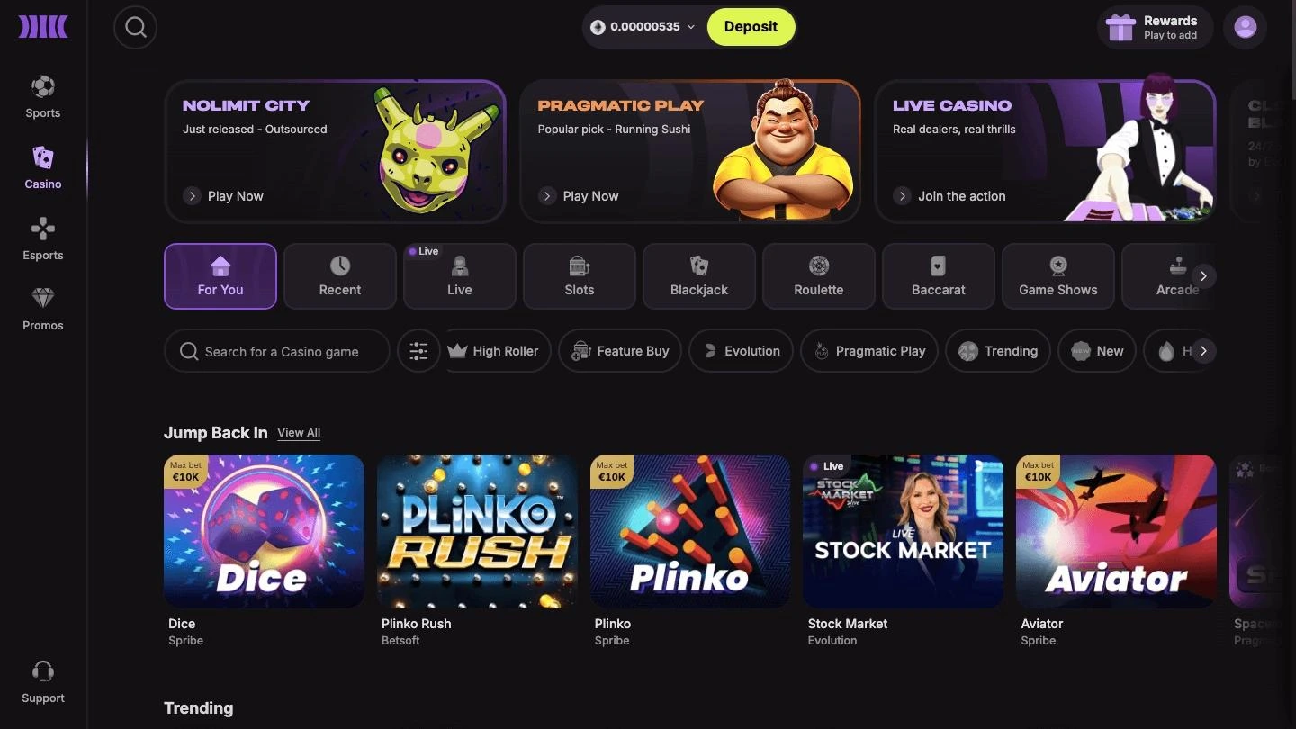 Casino API Integration